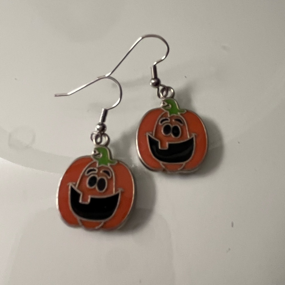 🎃pumpkin earrings